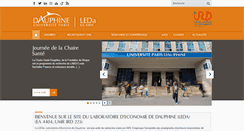 Desktop Screenshot of leda.dauphine.fr