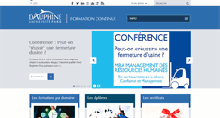 Desktop Screenshot of management-transition.dauphine.fr