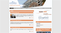 Desktop Screenshot of chairesante.dauphine.fr