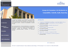 Tablet Screenshot of crefige.dauphine.fr
