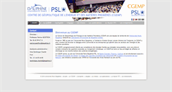 Desktop Screenshot of cgemp.dauphine.fr