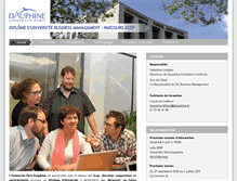 Tablet Screenshot of business-management.dauphine.fr