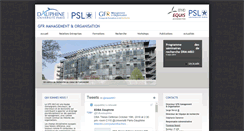Desktop Screenshot of crepa.dauphine.fr
