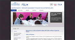 Desktop Screenshot of mfe.dauphine.fr
