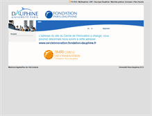 Tablet Screenshot of imri.dauphine.fr