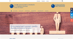 Desktop Screenshot of chairediversite.fondation.dauphine.fr