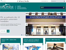 Tablet Screenshot of lso.dauphine.fr