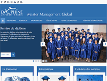 Tablet Screenshot of management-global.dauphine.fr