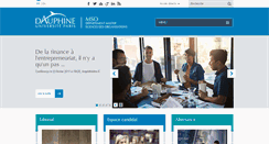 Desktop Screenshot of mso.dauphine.fr