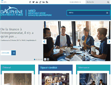 Tablet Screenshot of mso.dauphine.fr