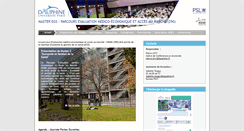 Desktop Screenshot of master4210.dauphine.fr