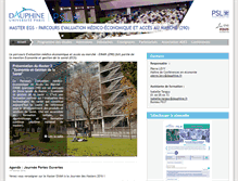 Tablet Screenshot of master4210.dauphine.fr