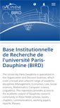 Mobile Screenshot of basepub.dauphine.fr