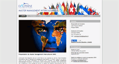 Desktop Screenshot of management-interculturel.dauphine.fr