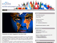 Tablet Screenshot of management-interculturel.dauphine.fr