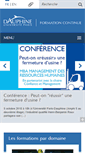 Mobile Screenshot of leadership.dauphine.fr